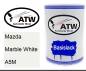 Preview: Mazda, Marble White, A5M: 500ml Lackdose, von ATW Autoteile West.